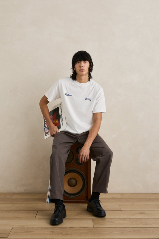 Rhythm Phasers Graphic Vintage SS Tee White