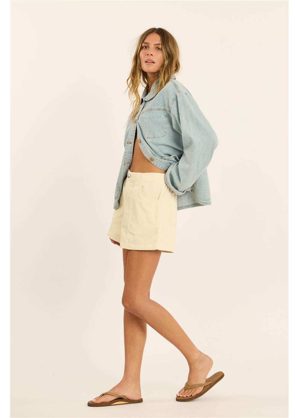 Sisstr Sandy Shores Woven Short Sea Salt