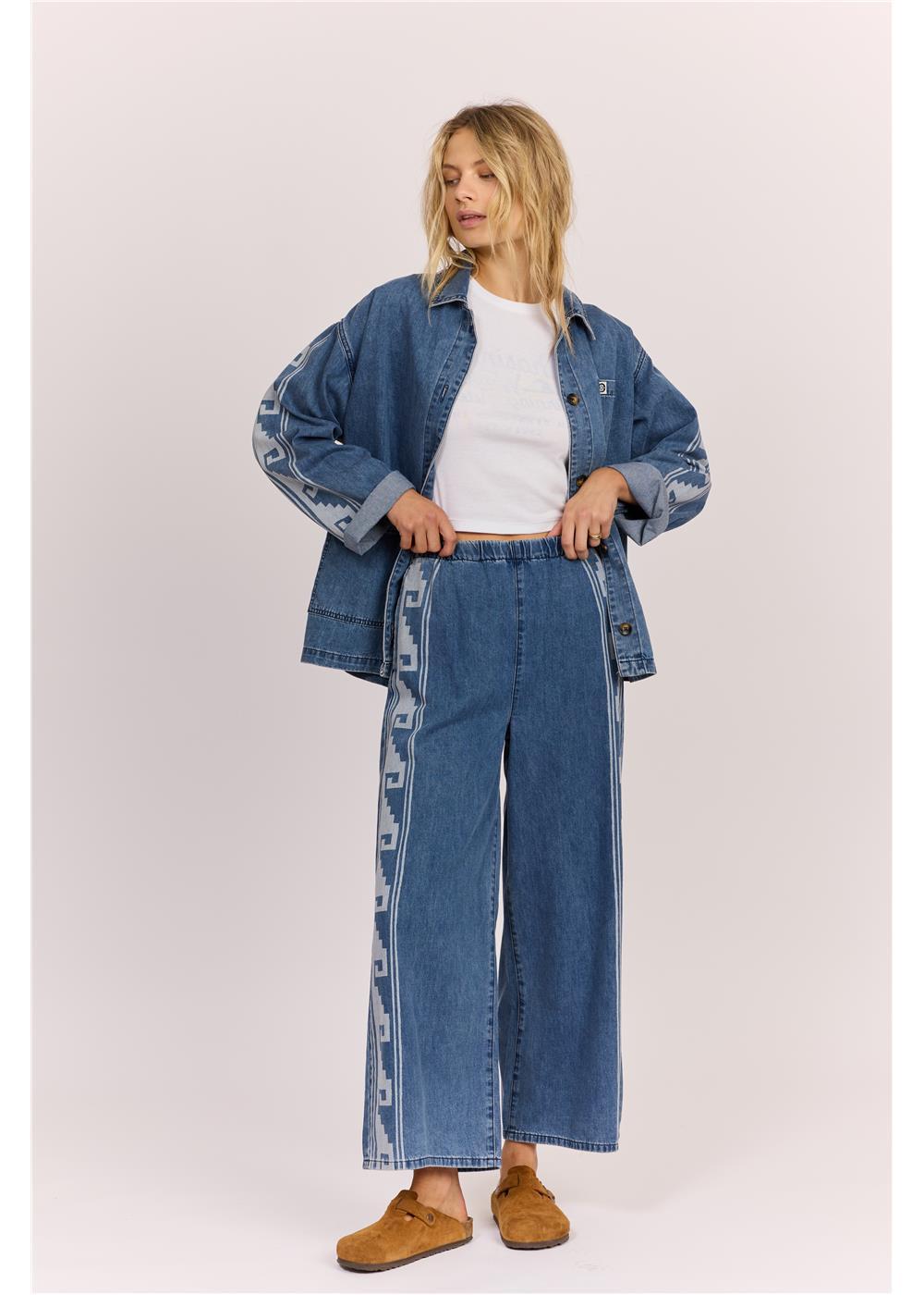 Sisstr Ocean Bound Pant - Vintage Blue