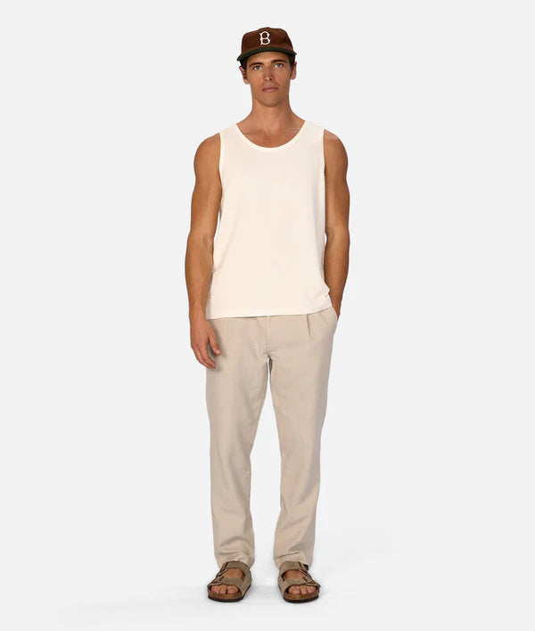 Industrie The Marlon Singlet - New Cream 24