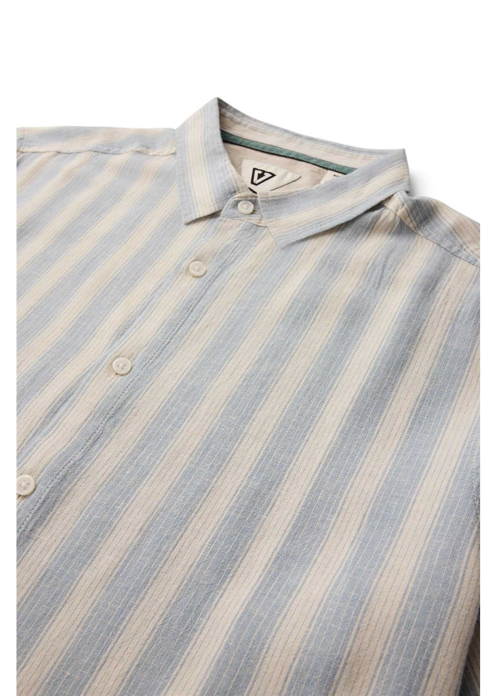 Vissla Grad Stripe SS Shirt Faded Denim