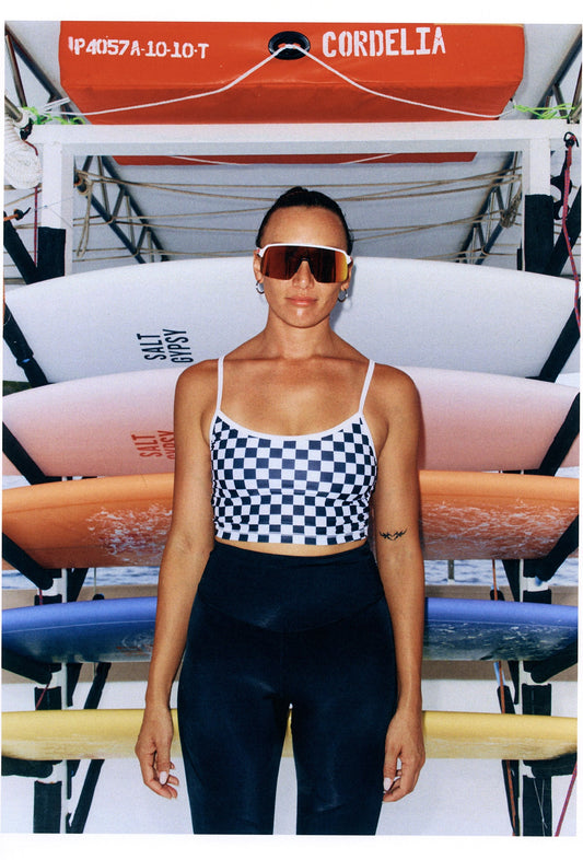 Salt Gypsy Cropped Tankini Surf Top