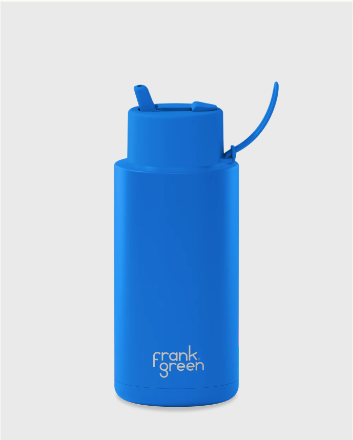 Frank Green Bottle 34oz- Blue Lagoon