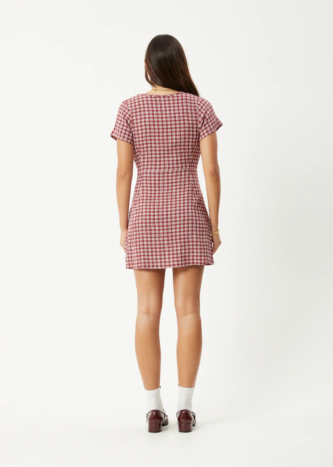 Afends Base Seersucker Mini Dress