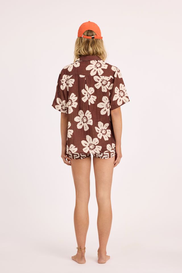 Sisstr Harbor Point SS Woven Kona