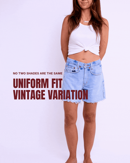 Vintage Levi’s Classic Cut – Reworked Denim Shorts