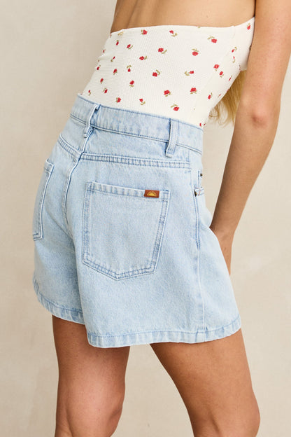 Rhythm Staple Denim Short Light Blue