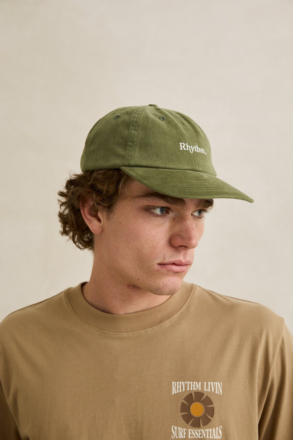 Rhythm Essential Brushed Twill Cap Dill