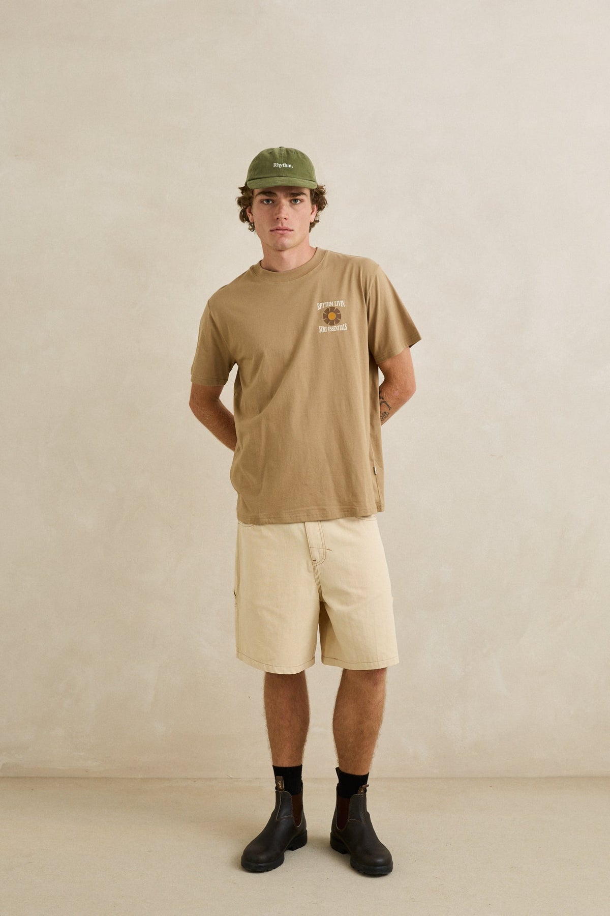 Rhythm Essential Brushed Twill Cap Dill