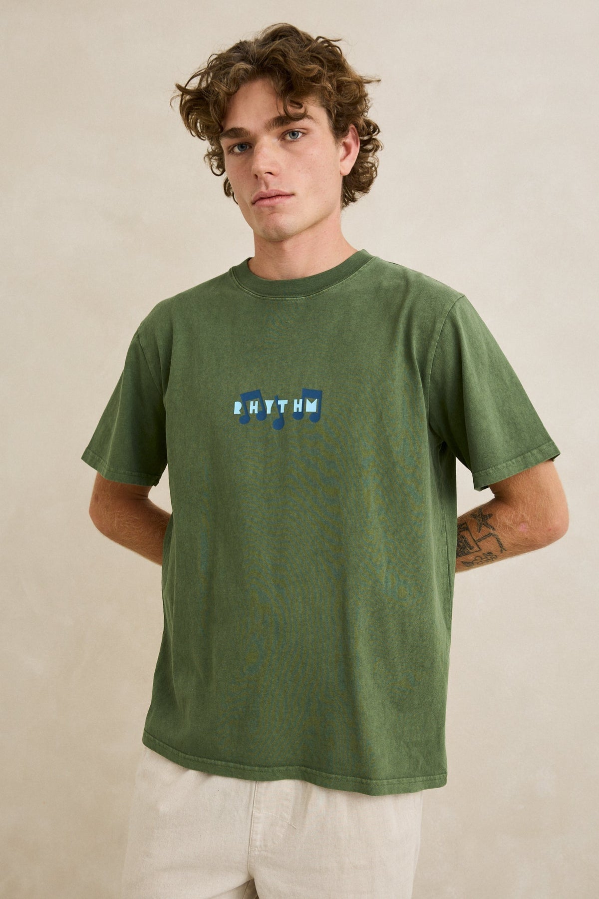 Rhythm Radio Sounds Vintage SS T-Shirt Dill