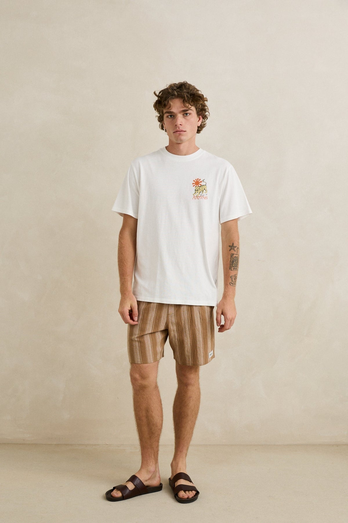 Rhythm Tiger Vintage SS T-Shirt Vintage White
