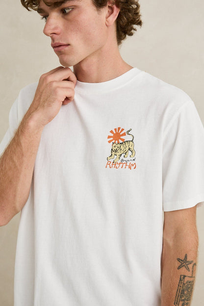 Rhythm Tiger Vintage SS T-Shirt Vintage White