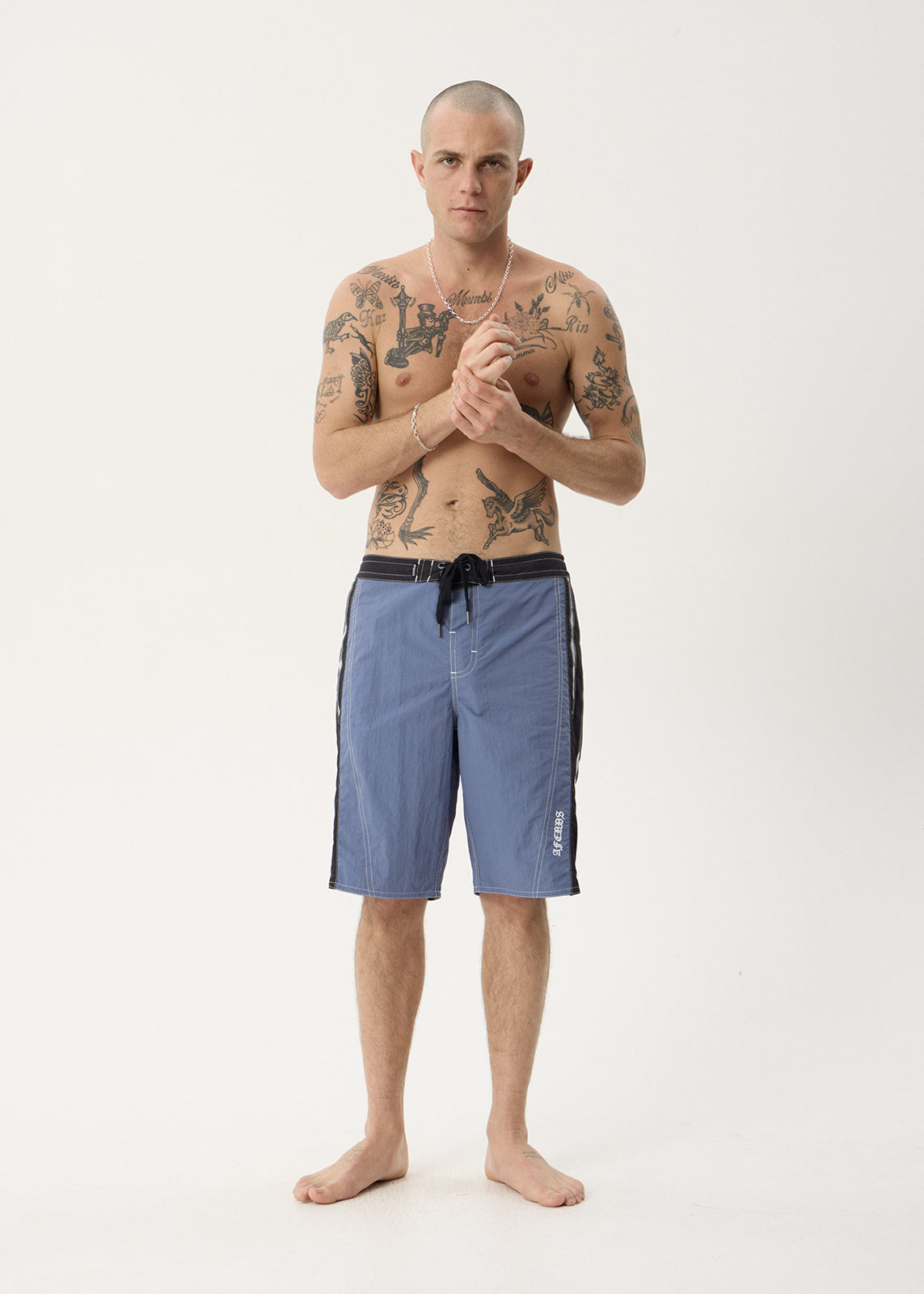 Afends Forum Surf Related V2 Boardshort 22 Slate Blue