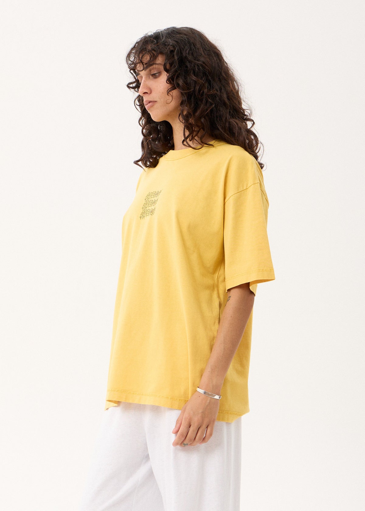 Afends Repetition - Boxy Tee Vintage Mango