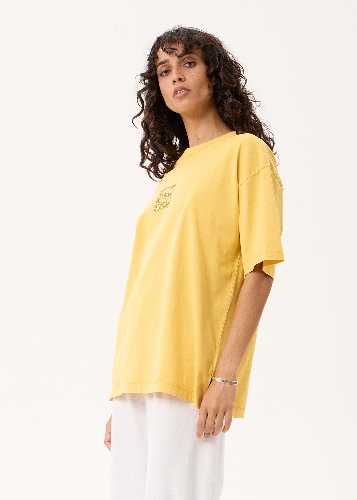 Afends Repetition - Boxy Tee Vintage Mango