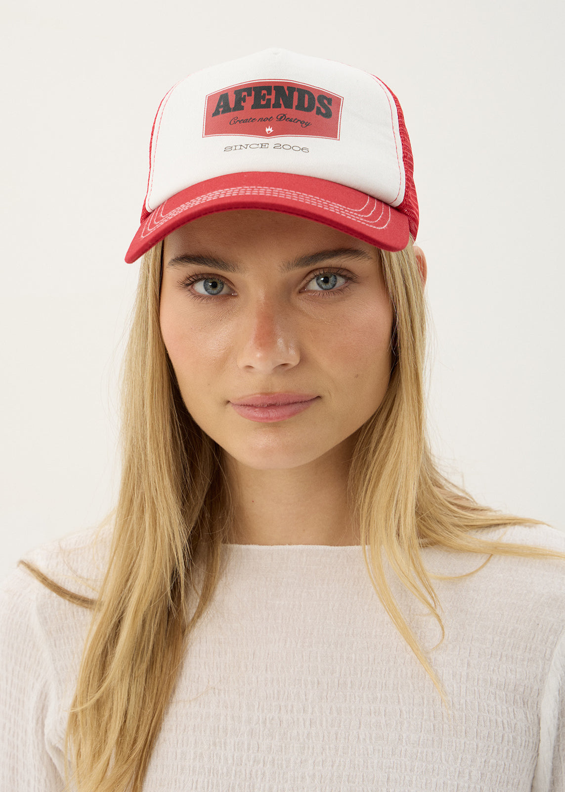 Afends Trophy Trucker Cap Ketchup