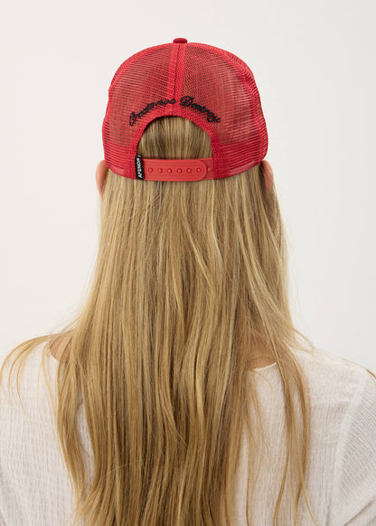 Afends Trophy Trucker Cap Ketchup