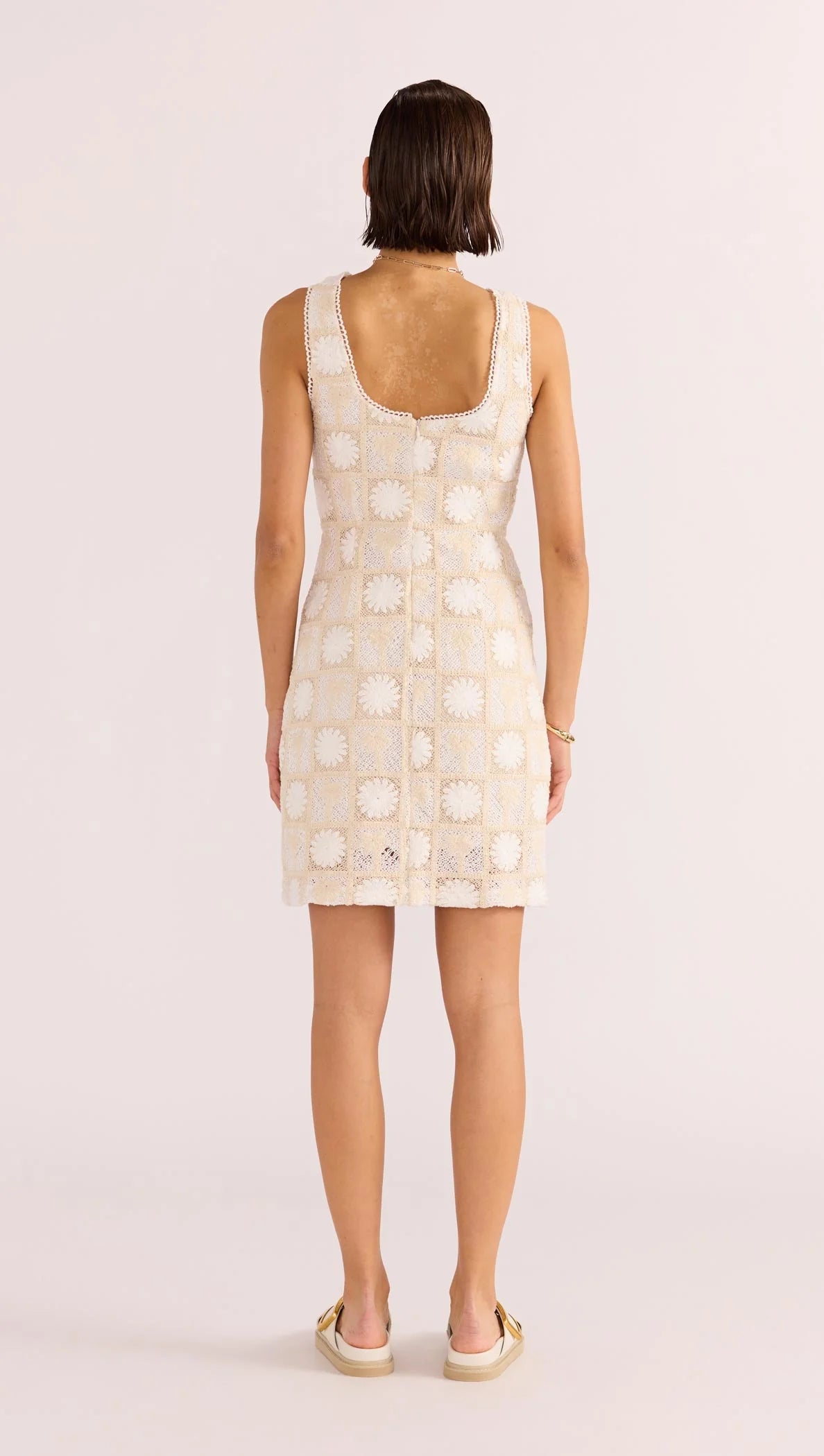 Mink Pink Lyria Palm Lace Dress