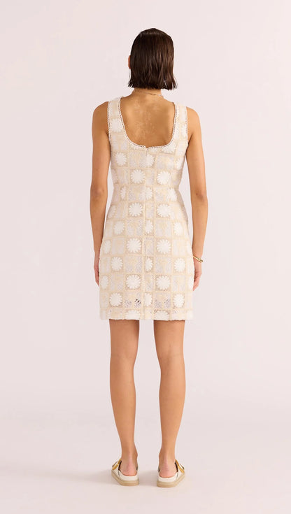 Mink Pink Lyria Palm Lace Dress