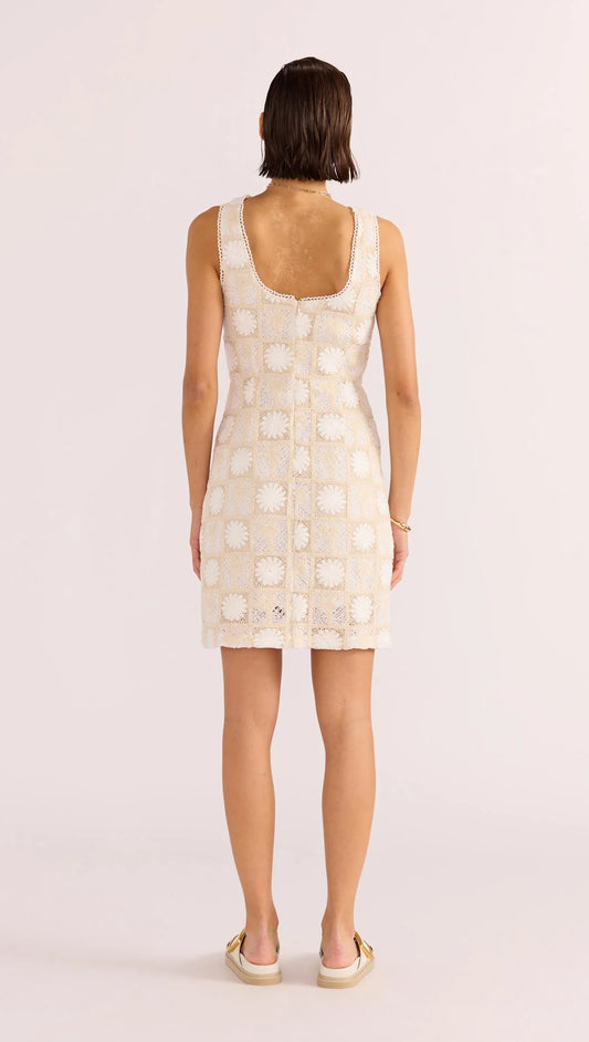 Mink Pink Lyria Palm Lace Dress
