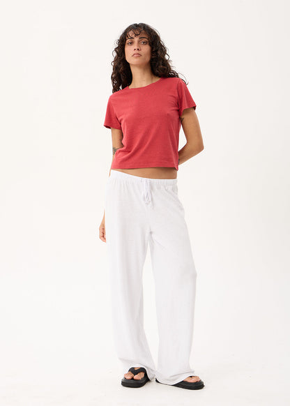 Afends Carmen - Baby Tee Vintage Cherry