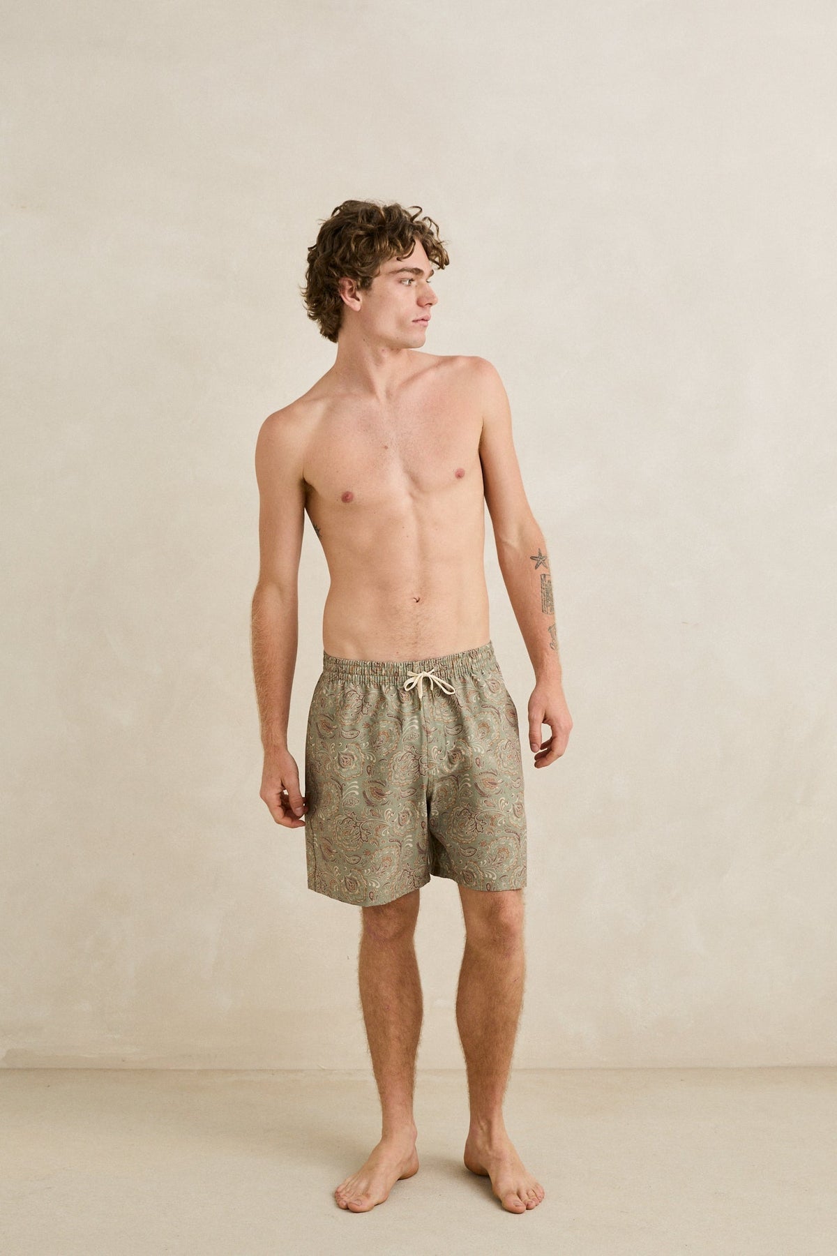 Rhythm Costa Rica Beach Short Olive