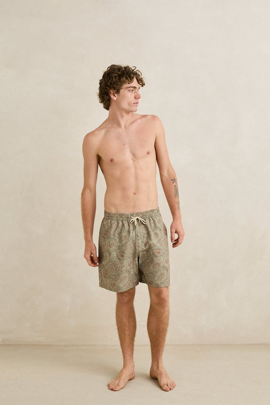 Rhythm Costa Rica Beach Short Olive
