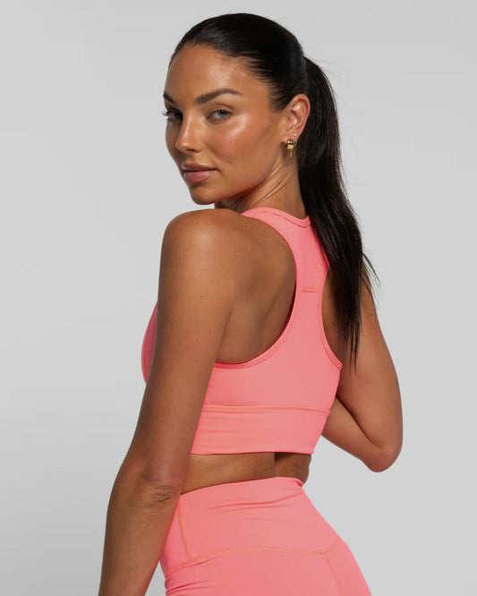 Active Basics Classic Crop- Bright Pink
