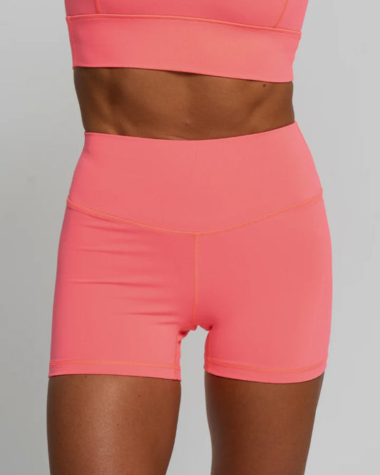 Active Basics Hi Rise Short- Bright Pink