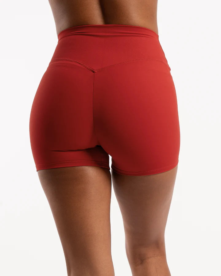 Active Basics Not Your Basic Shorts- Cherry Red