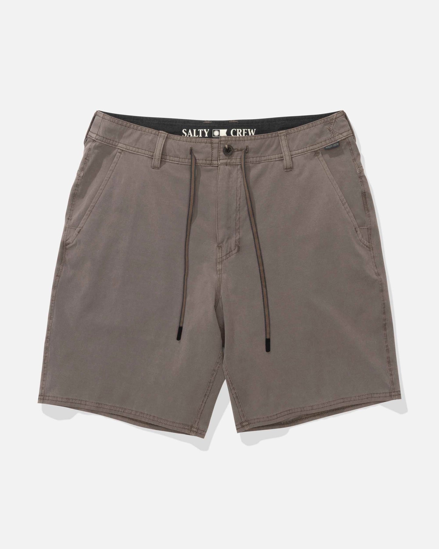 Salty Crew Transom Overdye Short Dark Brown