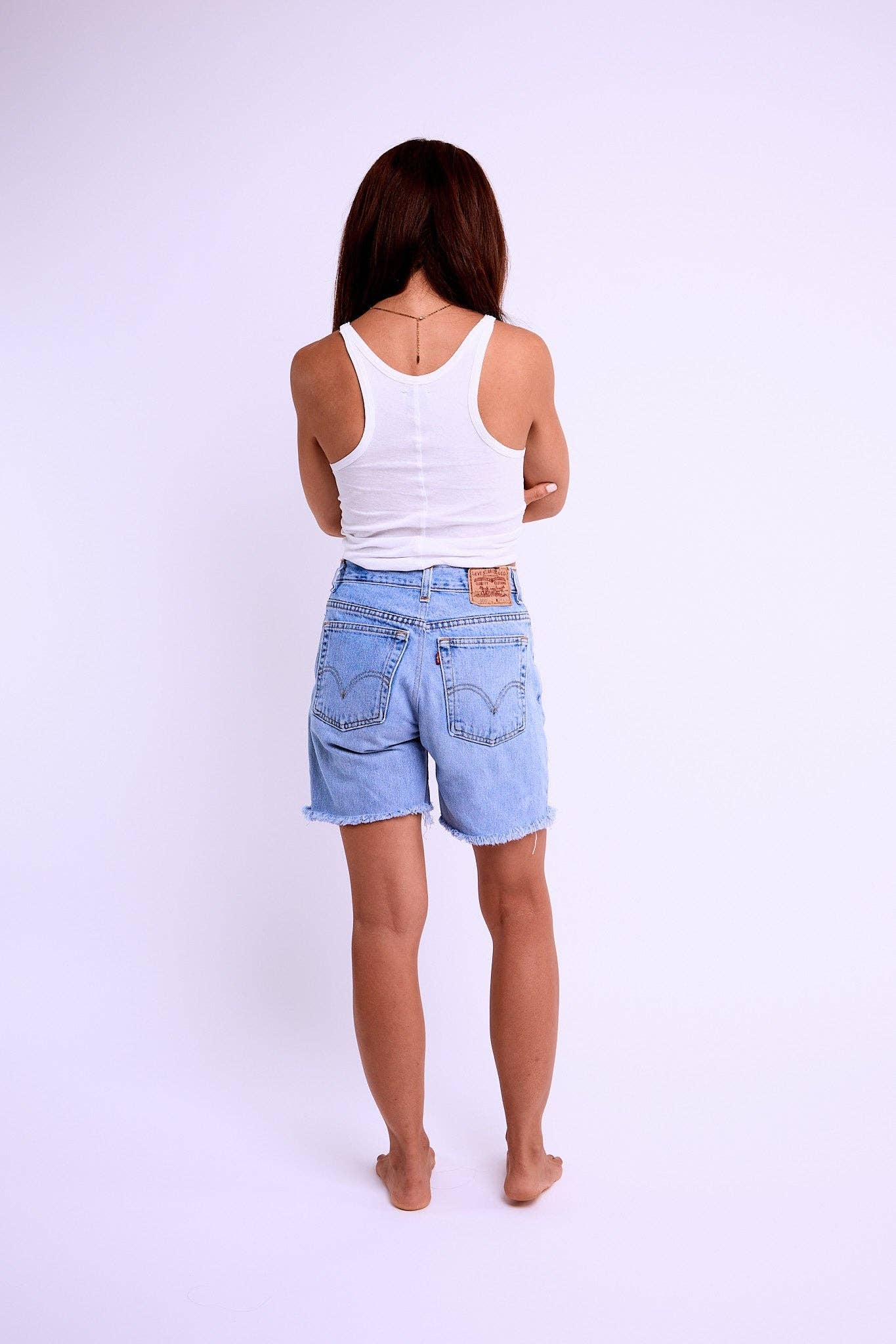 Vintage Levi’s Classic Cut – Reworked Denim Shorts
