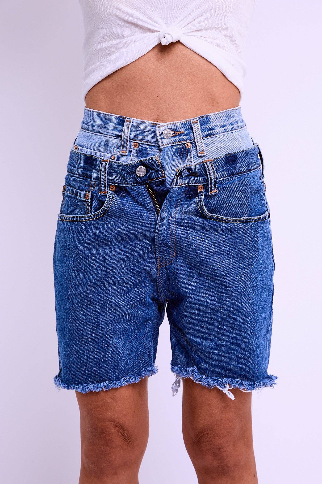 Vintage Levi’s Classic Cut – Reworked Denim Shorts