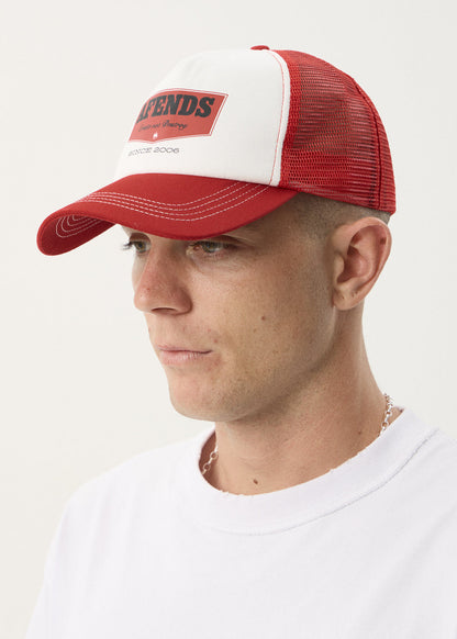Afends Trophy Trucker Cap Ketchup