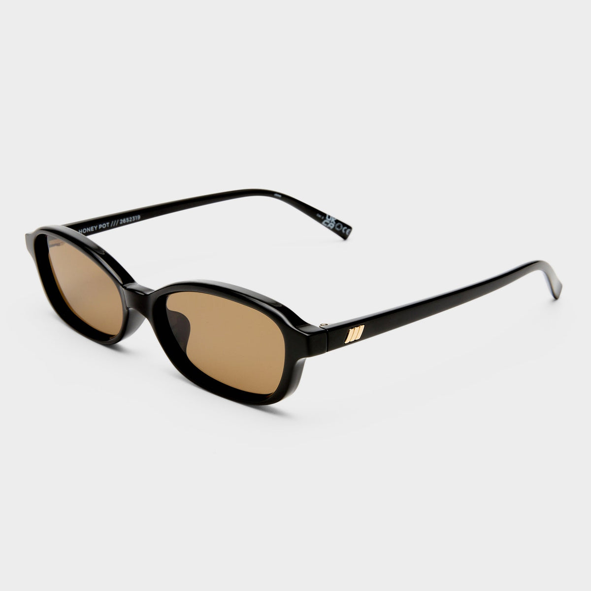 Le Specs Honey Pot Black