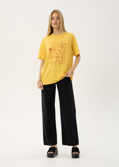 Afends Holly Oversized Tee Mango