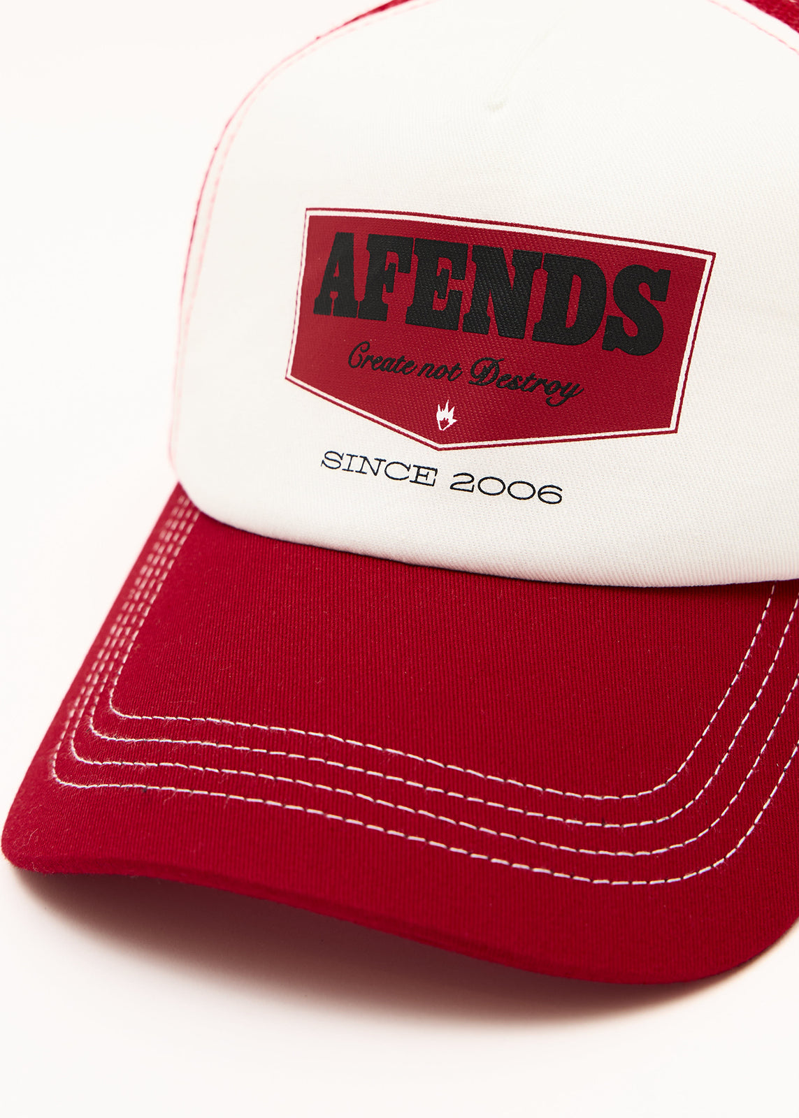 Afends Trophy Trucker Cap Ketchup