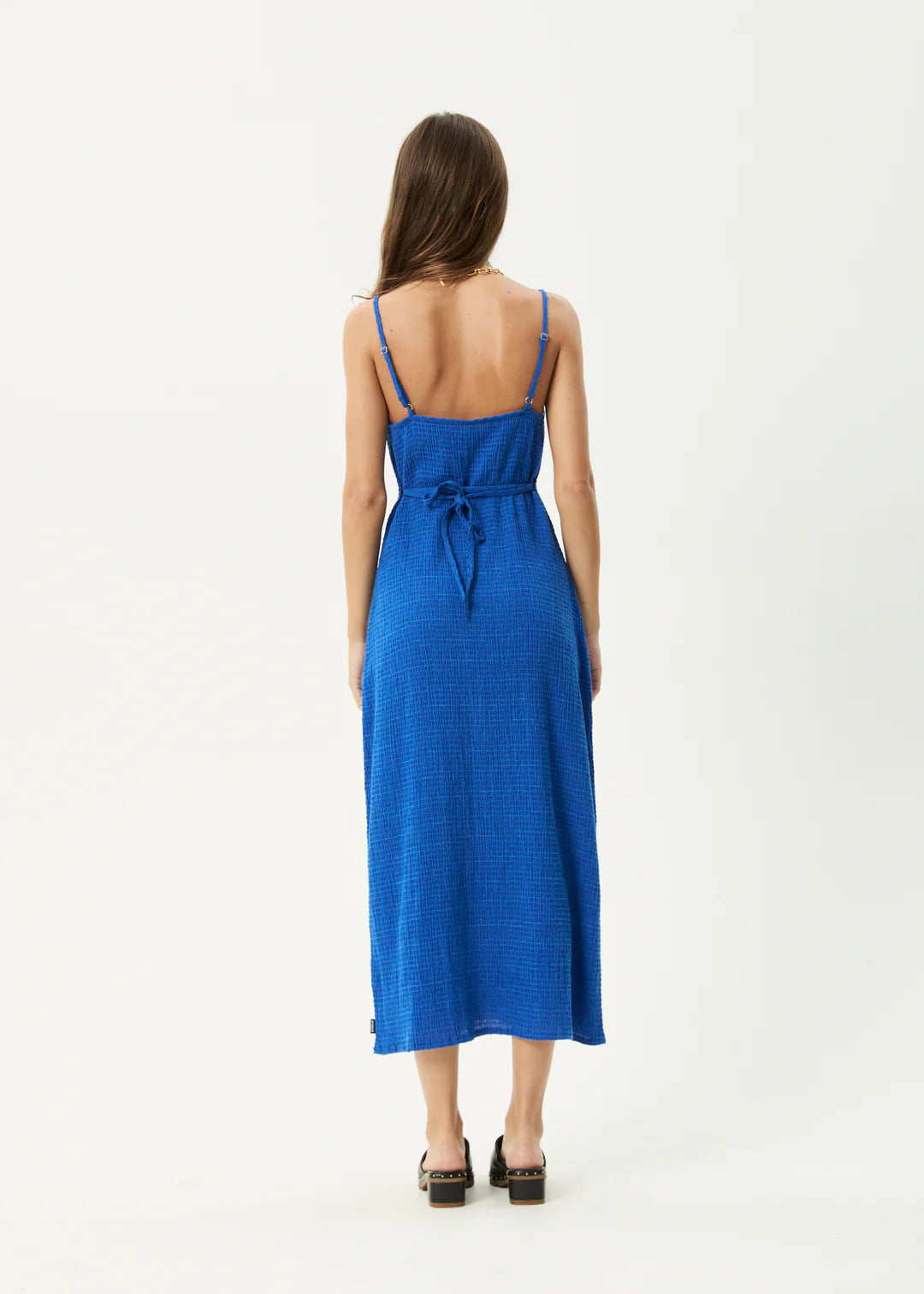 Afends Marina Rumi- Seersucker Maxi Dress