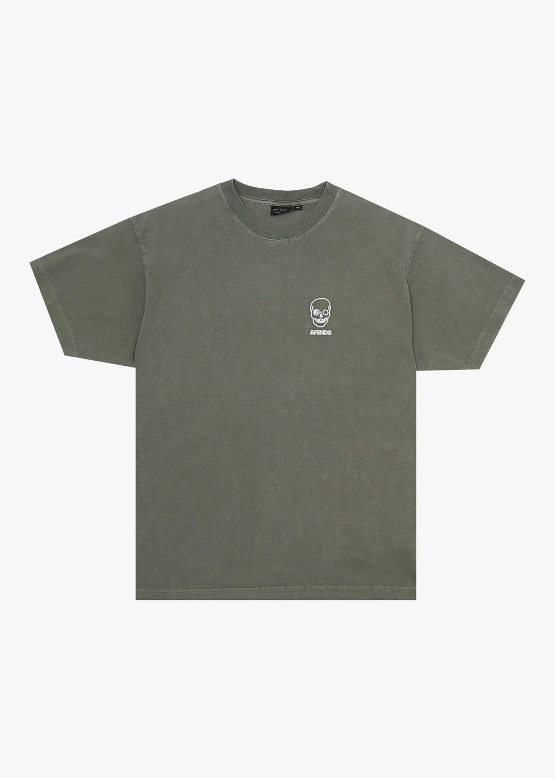Afends Skeletor- Boxy Tee Boxy Tee Washed Sycamore