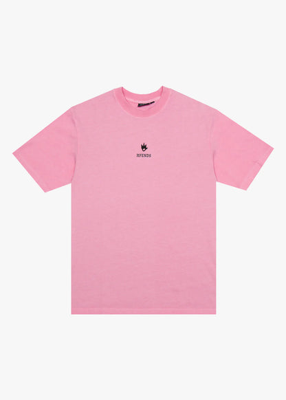Afends Flame Retro tee Vintage Pink