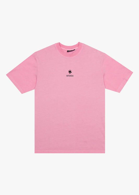 Afends Flame Retro tee Vintage Pink