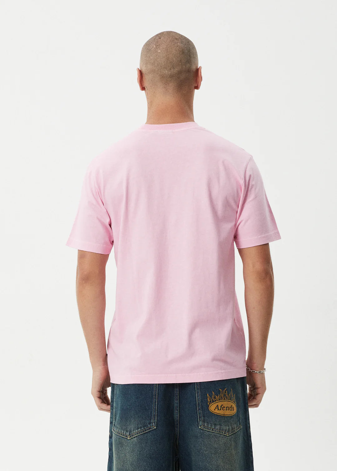 Afends Flame Retro tee Vintage Pink