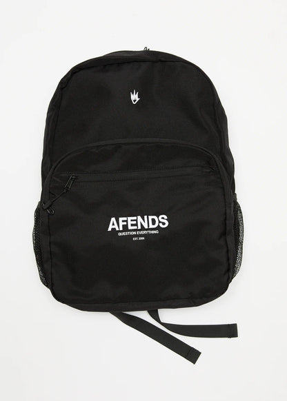 Afends Creator Backpack Black