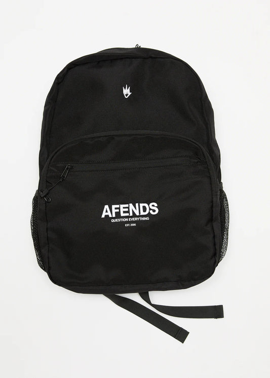 Afends Creator Backpack Black