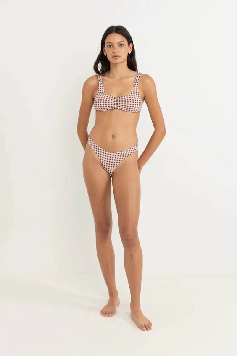 Rhythm Parker Gingham Skimpy Pant