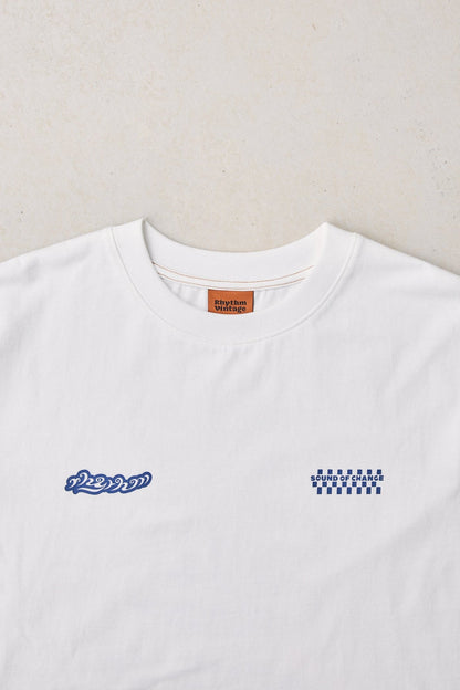 Rhythm Phasers Graphic Vintage SS Tee White