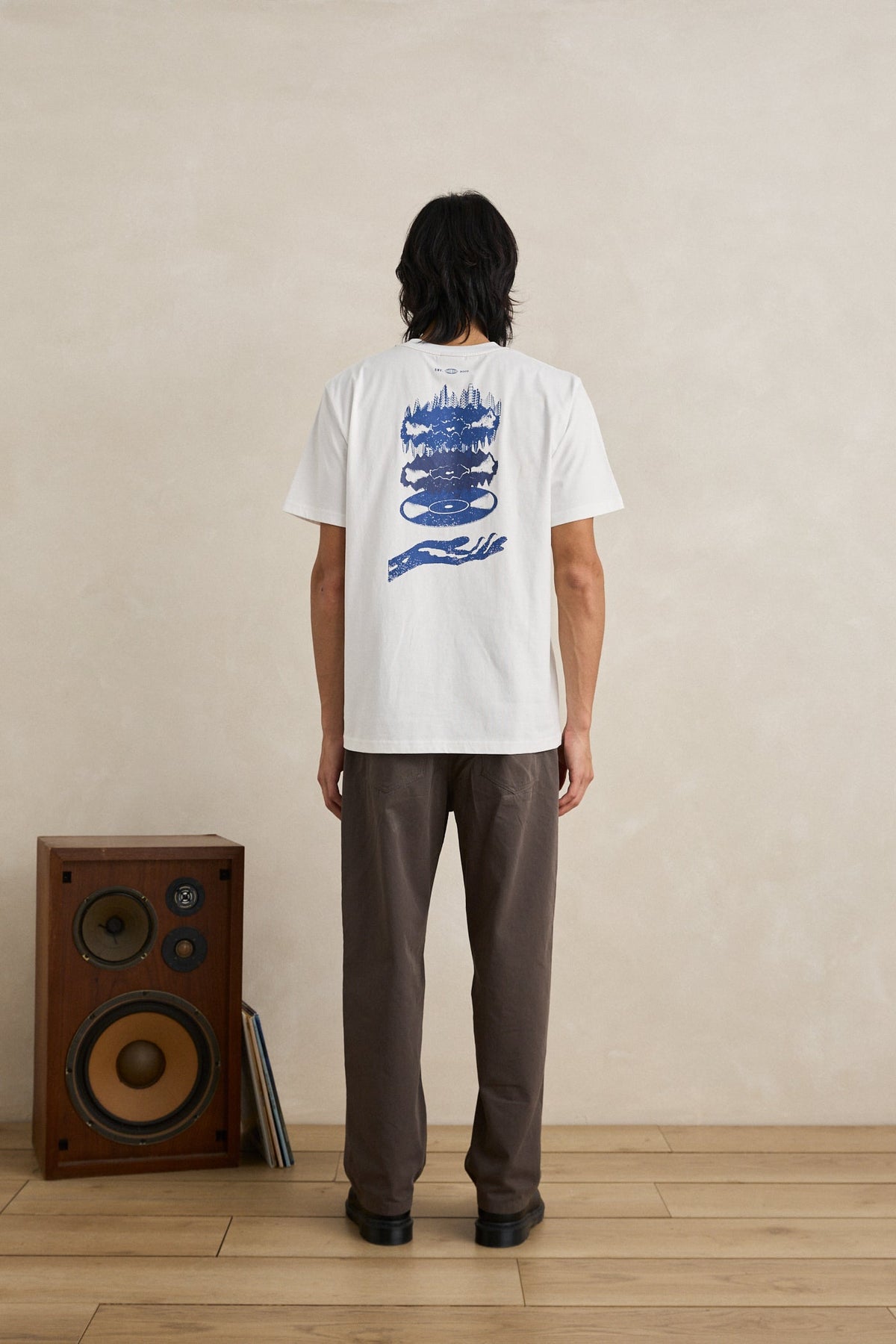 Rhythm Phasers Graphic Vintage SS Tee White