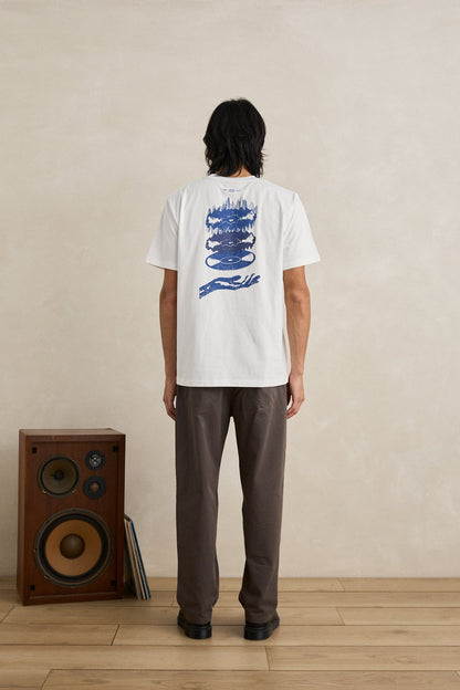 Rhythm Phasers Graphic Vintage SS Tee White