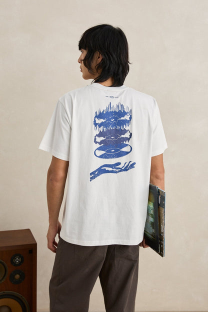 Rhythm Phasers Graphic Vintage SS Tee White