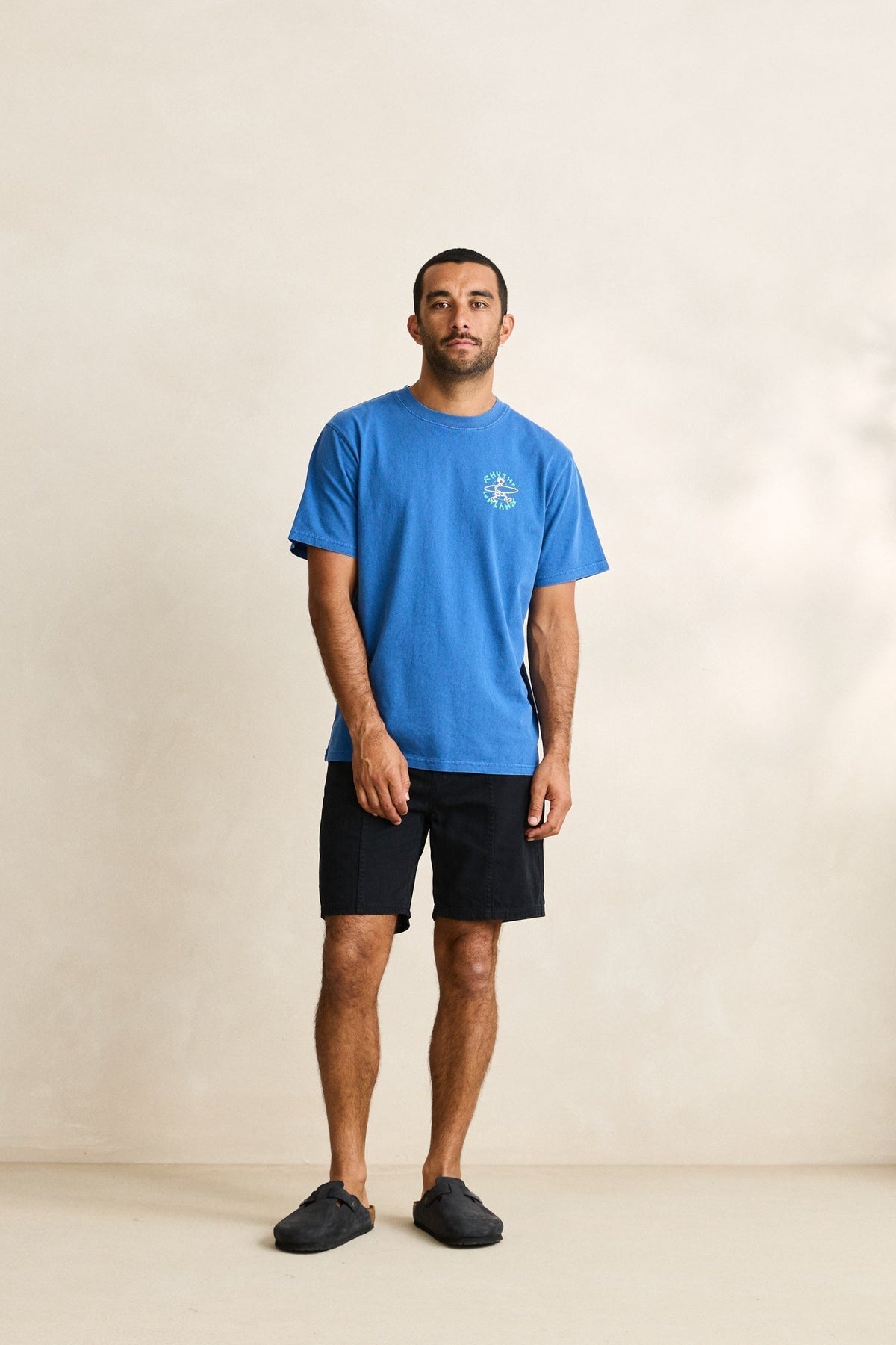 Rhythm Jaunt Vintage Ss T-Shirt Cobalt